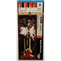 2001 Game ticket