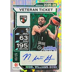 2025 - 26 Veteran Season...
